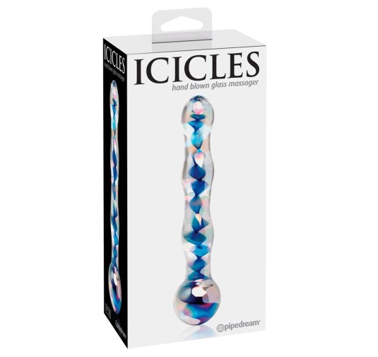 Icicles - Ręcznie Wykonane Ekskluzywne Szklane Dildo